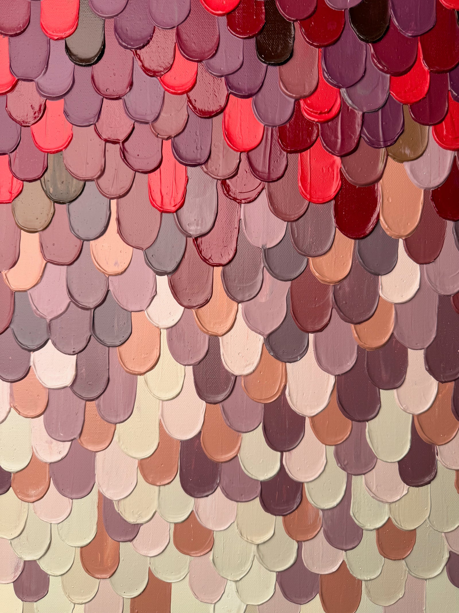 Dark Rose, Crimson — detail shot