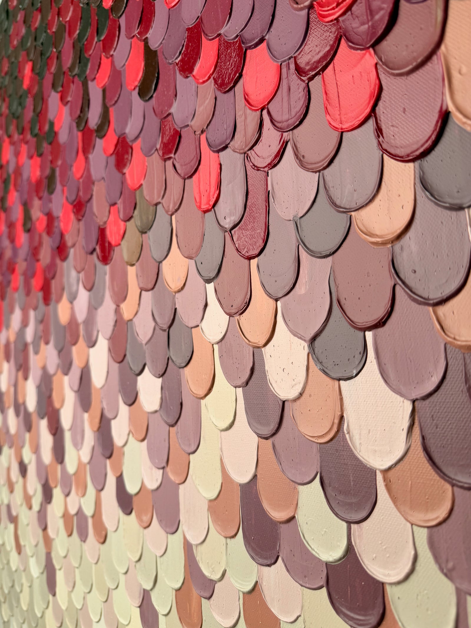 Dark Rose, Crimson — detail shot
